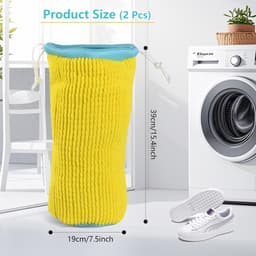 Unyqoos® waszakken voor schoenen met koordsluiting en 360 graden reiniging — thumbnail 2