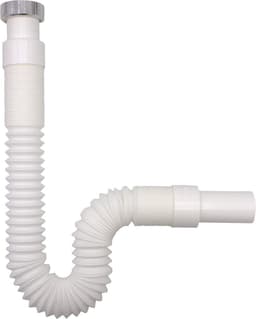 Flexibele afvoerslang 1 1/4 inch x 32 mm, Uittrekbaar van 320-880 mm voor Wastafels — thumbnail 1