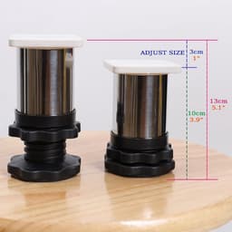 Verstelbaar Was/Vries/Koelkast Onderstel met Hoogte-Opties (10-25 cm) - Anti-Vibratie Sokkel — thumbnail 2