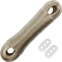50m sterke waslijn voor binnen en buiten - 230kg draagvermogen — thumbnail 1