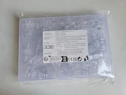 Hangende clips 50 stuks - Transparante wasknijpers en mini-klemmen voor fotos en lichtsnoeren — thumbnail 2