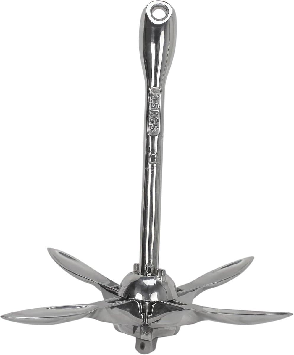 Roestvrijstalen Vouw- en Grapnel Anker - 3.5 lbs — afbeelding 1