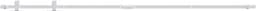vidaXL - Ophangset - voor - minischuifdeur - 200 - cm - koolstofstaal - wit — thumbnail 1