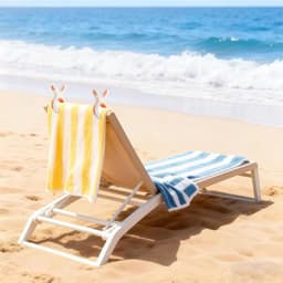 Verpakking met 9 grote handdoekklemmen en wasknijpers - winddicht en stabiel voor strandstoelen, zwembad, beddengoed en dagelijkse was — thumbnail 3
