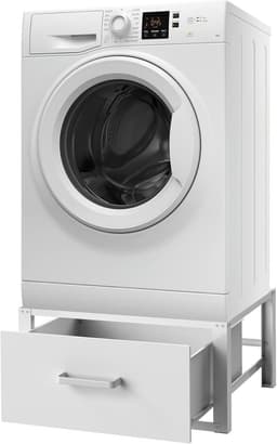 Lexium Wasmachine Verhoger - Wasmachine Sokkel - Wasmachine opbouwmeubel - Wasmachine Kast - Wasmachine Ombouw - Wasmachine Meubel — thumbnail 1