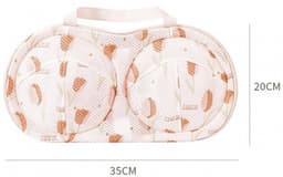 Premie BH Waszakken - 2 stuks BH Wasnetje Voor Wasgoed - Anti-Vervorming - Waszakje Lingerie - Met Rits - voor Wasmachine - Tulppatroon — thumbnail 5