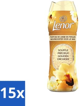 15 x Lenor - Geurbooster - Gouden Orchidee - 22 Wasbeurten - Geurbooster - Geurversterker - Wasgeur - Frisheid - Gouden Orchidee — thumbnail 1