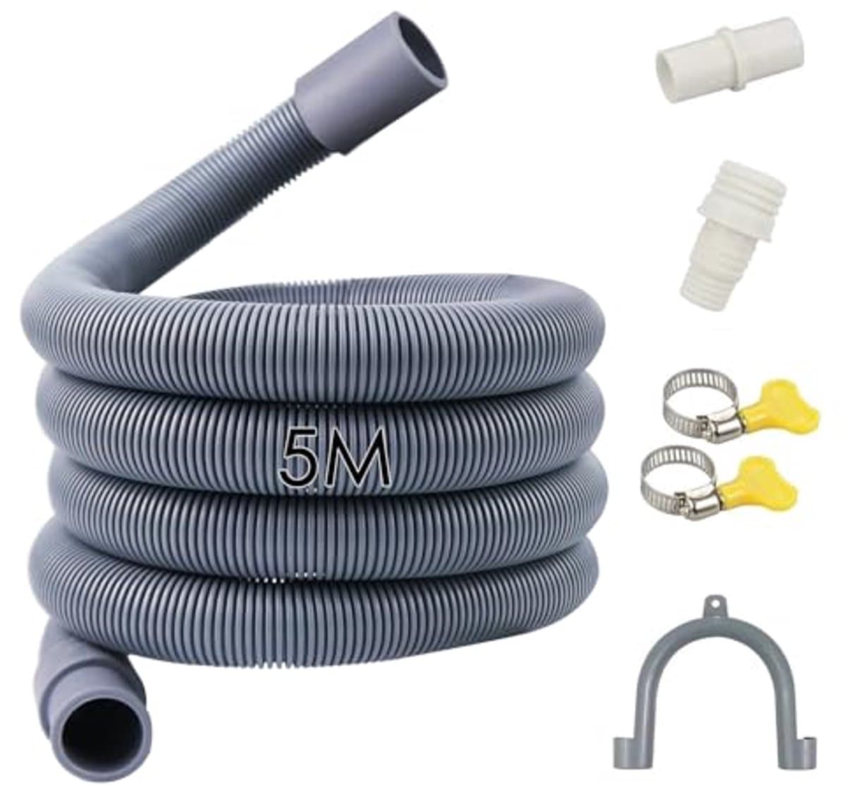 Afvoerslang voor Wasmachine en Droger - Verlengsnoer voor Vaatwasser (1/1.5/2/2.5/3/4/5 m) — afbeelding 1