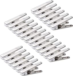 Pakket van 80 roestvrijstalen wasknijpers, 2,7 inch, duurzaam, winddicht, roestvrijstalen metalen wasknijpers voor handdoeken, sokken, ondergoed, kleding. — thumbnail 1