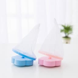 Narimano® Pluisfilterzak voor wasmachine, herbruikbaar, drijvende mesh-tas, bloemenvorm, draagbaar, pluizenvange — thumbnail 4