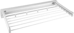 Botec Opvouwbaar Wandgemonteerd Wanddroogrek inklapbaar - wanddroogrek - wanddroogmolen - combineert functionaliteit met ruimtebesparing - 7 Droogstaven — thumbnail 1