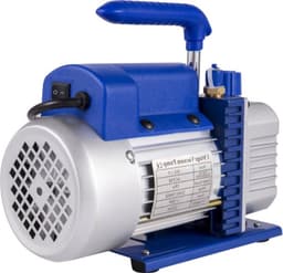 Blauwe Professionele Vacuumpomp - Compact en Draagbaar - Met Hoogwaardige Accessoires — thumbnail 1