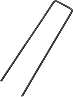 Stalen grondankers voor worteldoek - set van 300 grondnagels - gronddoekbevestiging - kampeeraccessoires - 150x25mm Ø27mm — thumbnail 4