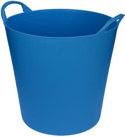 Flexibele emmer/wasmand/kuip - blauw - 20 liter - Opbergmanden - Wasmanden - Flexibele emmers - 35 x 30 cm — thumbnail 1