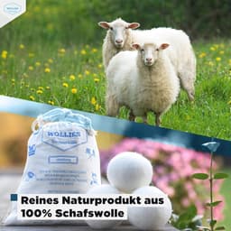 Droogballen voor Sneller Drogen - 100% Schapenwollen Ballen voor de Droogtrommel — thumbnail 5