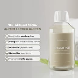 SteamStory Luxe Wasparfum Diamond - Frisse geur met witte musk & citrus - 500 ml — thumbnail 4