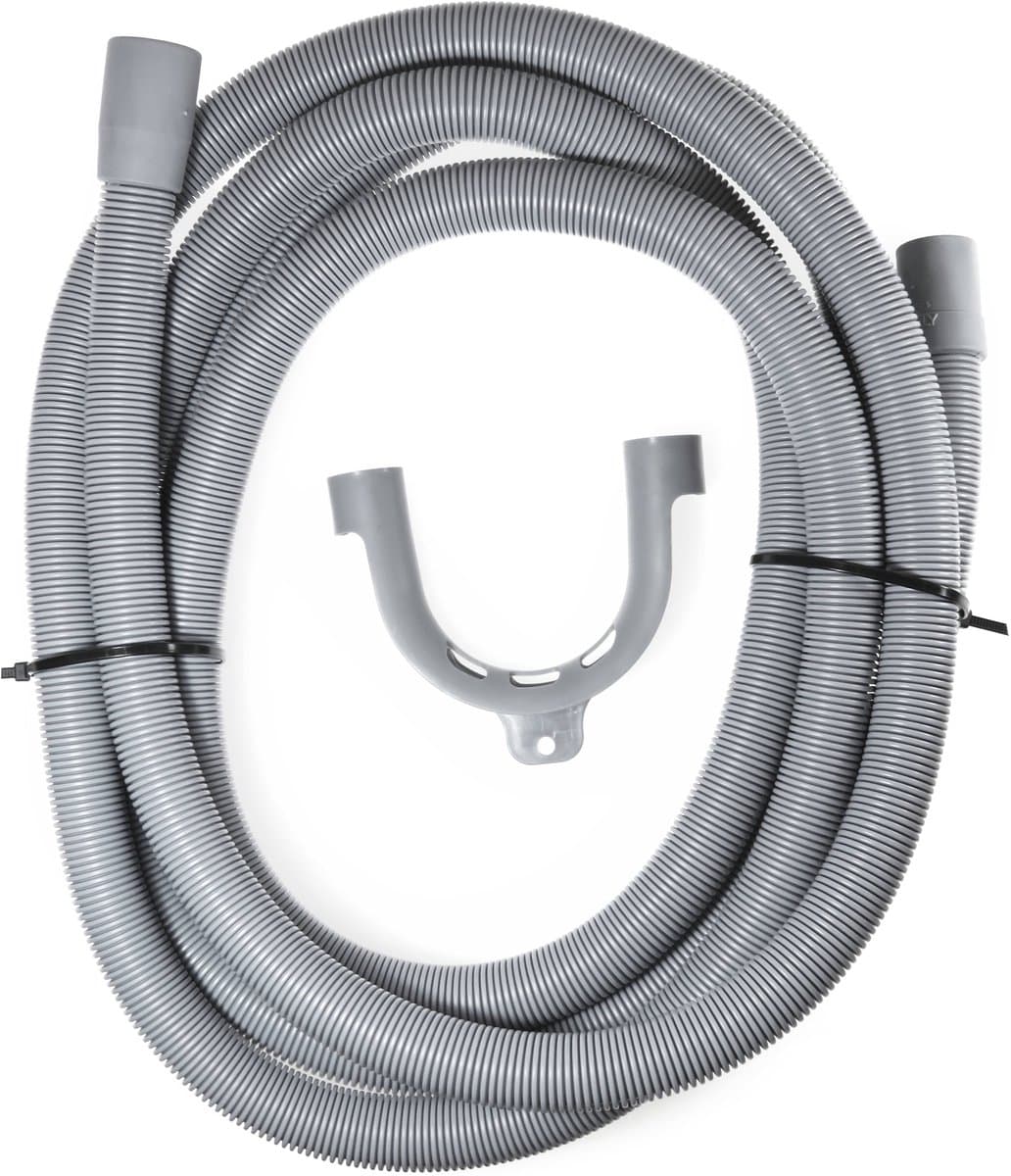 Dparts afvoerslang 4m - 19x22mm - voor wasmachine en vaatwasser - inclusief bocht - afvoer waterslang - 400cm - 4 meter — afbeelding 1
