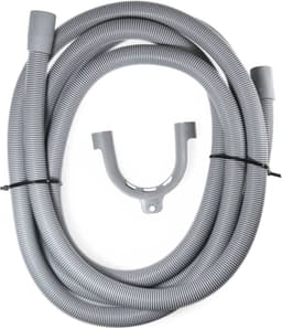 Dparts afvoerslang 4m - 19x22mm - voor wasmachine en vaatwasser - inclusief bocht - afvoer waterslang - 400cm - 4 meter — thumbnail 1