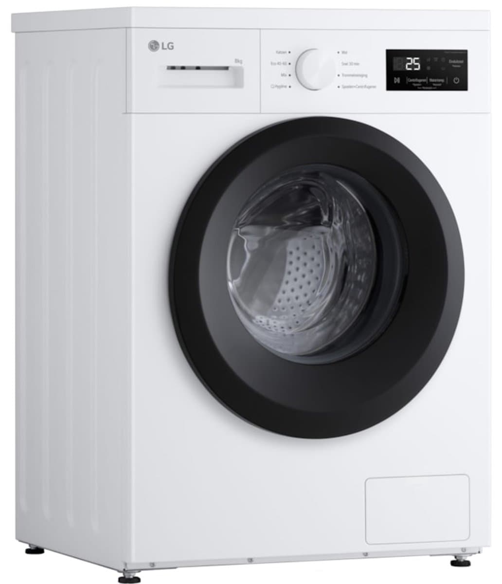 LG F4A10S8NWK Wasmachine 8 kg 1.400 TPM, stoomwasprogramma, AI DD systeem, Energielabel A, ThinQ app — afbeelding 1