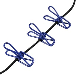 Benson Waslijn incl. 12 knijpers - elastisch van 190 tot 320 cm - met haken — thumbnail 2