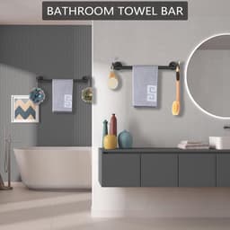 Handdoekrek Radiator - Badkamer - Droogrek - Zwart — thumbnail 3