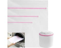 - Waszak voor wasmachine met ritssluiting - ideaal voor beha's, gevoelige kleding, mantels, blouses, schoenen, sokken, babykleding, enz.