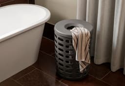 Blomus KORIE Wasmand - H 55 cm, Ø 40 cm - Moonbeam — thumbnail 3
