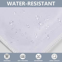 Unyqoos® Kleine en Praktische Waterdichte Reistas met Ritssluiting voor Vuile Was en Badkleding, Ideaal voor Reizen en Sport — thumbnail 3