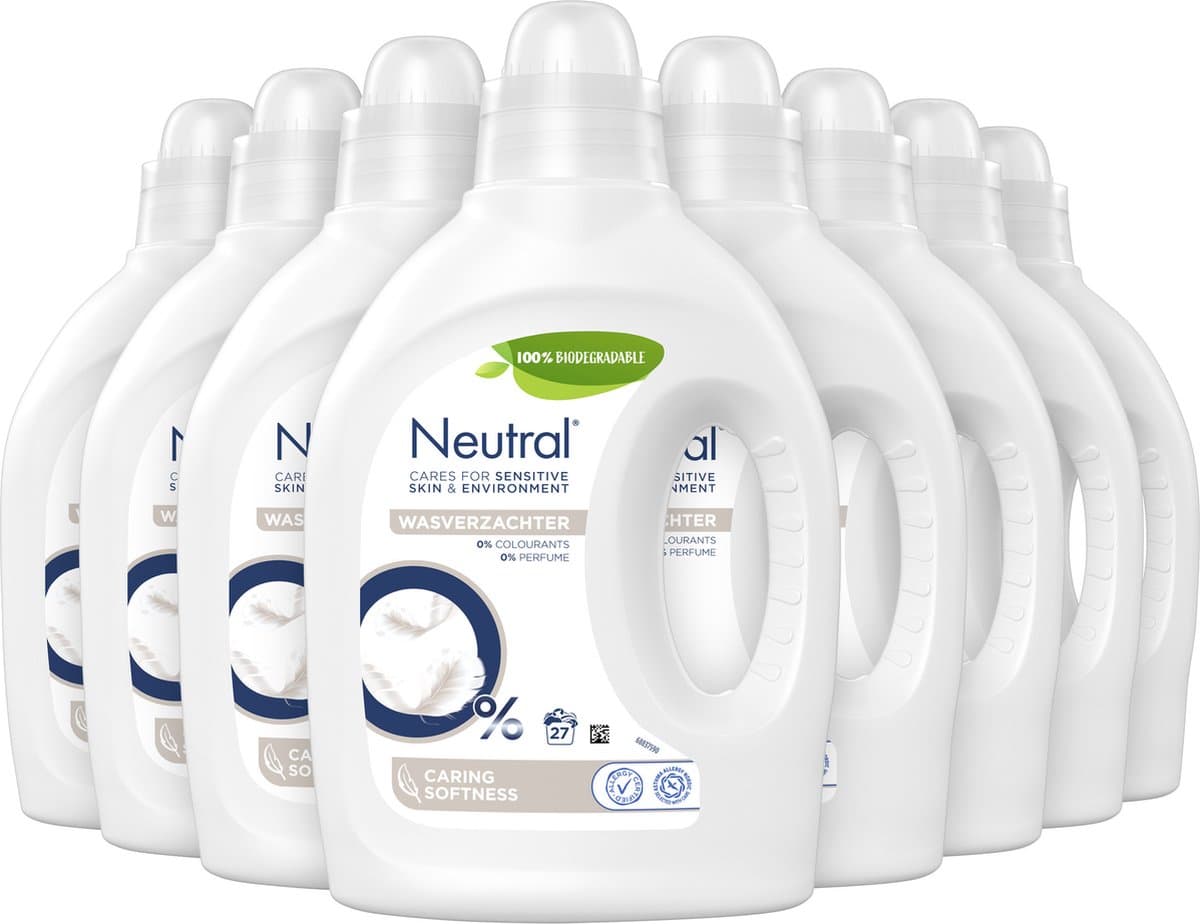 Neutral Parfumvrij Wasverzachter 10 x 27 wasbeurten - Voordeelverpakking — afbeelding 1