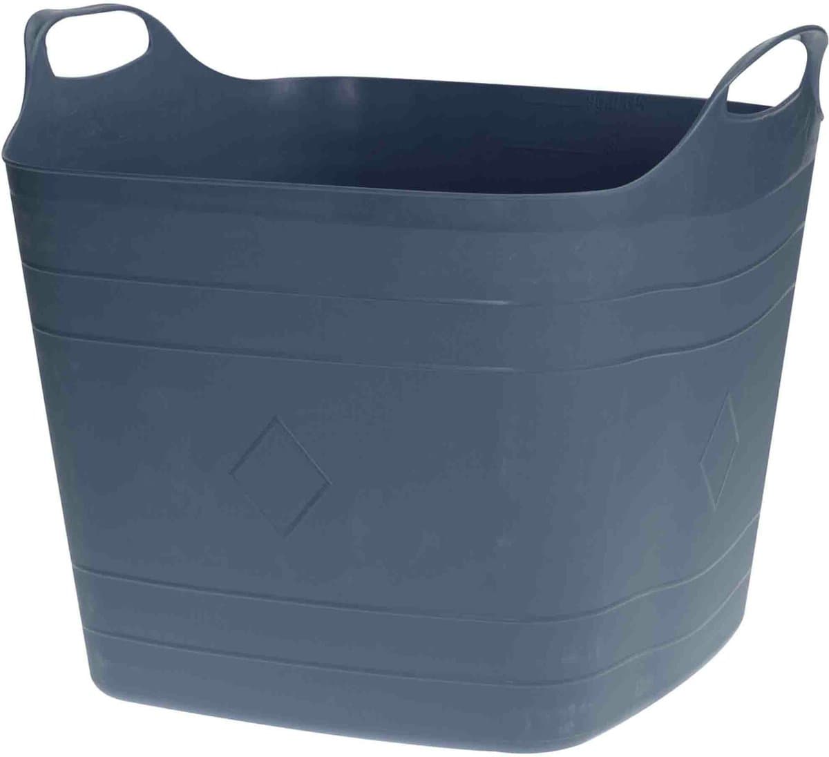 Flexibele kuip - 40L - kunststof - blauw - emmer - wasmand — afbeelding 1