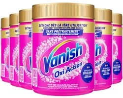 Vanish Oxi Action Vlekverwijderaar Poeder Color – 6x 960 g – 5,76 kg – Voordeelverpakking