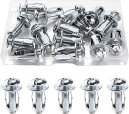 15 Stuks M6x25 mm Bloembladmoeren Expansiemoeren, Jack Nuts Petal Nuts, voor Holle Wanden, Reclameborden, Karton — thumbnail 1