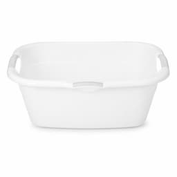 Storage Solutions wasmand - 35 liter - wit - kunststof - 68 x 46 x 25 cm - draagmand - met handvatten - lichtgewicht — thumbnail 5