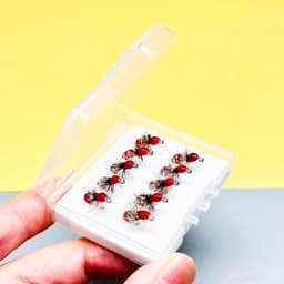 10 stuks handvliegen vissen lure/haken nat vliegen bionica griffiths kunstaas voor forel, bas en zalm voor het vissen in rivieren meren — thumbnail 2