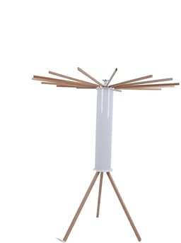 Vouwbare en ruimtebesparende droogtoren voor kleding, uitbreidbaar voor slaapkamer en balkon — thumbnail 3
