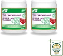 2 x HG ECO - Wasmiddeltoevoeging Tegen Stinkend Wasgoed - Effectieve Formule - 16 Wasbeurten - 500 g - Wasmiddel - Stankmoleculen - Wasgoed - Wasmiddeltoevoeging - Stinkend Wasgoed — thumbnail 1