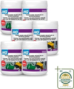 6 x HG - Wasruimte - Tegen Nare Geurtjes In Sportkleding - Wasmiddeltoevoeging - 500 g - Geurverwijdering Sportkleding - Stankmoleculen Verwijderen - Wasmiddel Toevoeging - Sportkleding Geur - Handdoek Geur — thumbnail 1