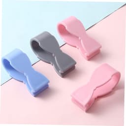 3set Dekbedovertrek Clips Antislip Comforter Bevestiging Veilig Zonder Spijkers Voor Duvet Bedlinnen Grijs Roze Blauw — thumbnail 4