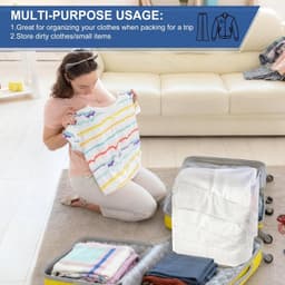 Grote wasnet voor delicate kleding, ideaal voor het beschermen van wasgoed tijdens het wassen — thumbnail 3