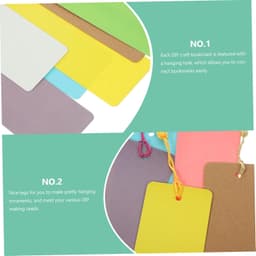 1set Handgemaakte Lege Boekenleggers Met Trosjes Graffiti Pagina Markers Voor Creatieve Kaarten Decoraties Gemengde Kleuren — thumbnail 3