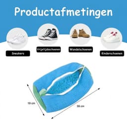 Herbruikbare Waszak voor Schoenen - Wasnet voor Wasmachine - Sneakers Wassen - Blauw — thumbnail 4
