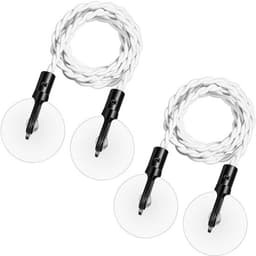Waslijn Intrekbaar - Draagbaar - Haken/Zuignappen - Campingaccessoires - Voor Binnen/Buiten - Rubberband - Drooglijn — thumbnail 5