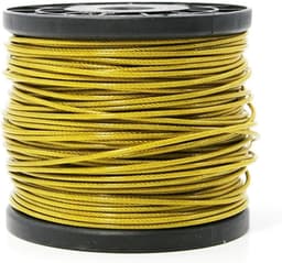 Kabel Touw - Waslijn - Buiten Drogen - Gele Coating - 3.0mm Diameter - Geel — thumbnail 1