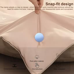 Dailygoods- Dekbedovertrekhouders 30 Stuks - Bedclips - Robuuste Deknaalden - Antislip Dekclips - Voor Dekbedden/Lakens - Ideaal voor Gordijnen — thumbnail 5