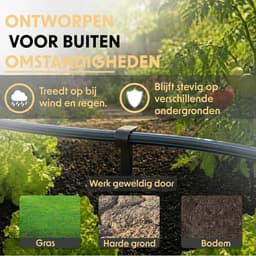 SnelShoppen - Pack van 50 Grondankers voor Druppeltubes 16-20 mm - Slangbevestiging en Pijpenbevestiging - Grondspijkers voor Druppelirrigatie - Ideaa — thumbnail 4
