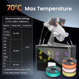 3D Printer Filament Droger - Filament Droogkast - Printkwaliteit Verbeteren - Capaciteit 4 Spoelen — thumbnail 3