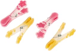 Kledingknijpers - Wasknijpers - Drogen van wasgoed - Met rubberen inleg - 20 stuks - Blauw — thumbnail 4