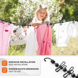 Draagbare drooglijn - multifunctioneel - compact - 1 stuk — thumbnail 5