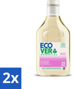 Ecover - Vloeibaar wasmiddel Essential - Wol & Fijnwas - 1 liter - 22 wasbeurten - Voordeelverpakking - 2 stuks — thumbnail 1