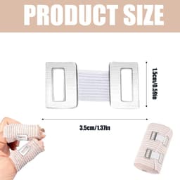 Elastic Bandage Clips 50 Stuks - Stretch Metaal - Voor Diverse Verbanden - Langdurig Gebruik - ShopVlot — thumbnail 3
